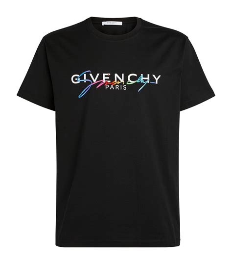 givenchy paris t shirt with rainbow